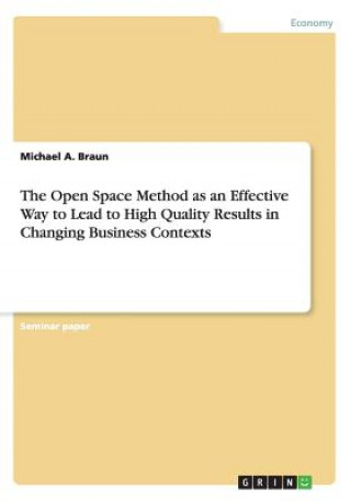 Open Space Method as an Effective Way to Lead to High Quality Results in Changing Business Contexts