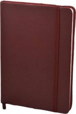 Monsieur Notebook Soft Leather Journal - Burgundy Ruled Medi