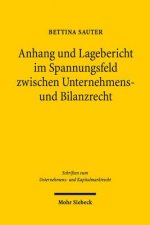 Anhang und Lagebericht im Spannungsfeld zwischen Unternehmens- und Bilanzrecht