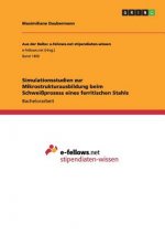 Simulationsstudien zur Mikrostrukturausbildung beim Schweissprozess eines ferritischen Stahls