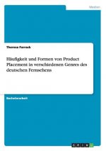 Haufigkeit und Formen von Product Placement in verschiedenen Genres des deutschen Fernsehens