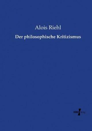 philosophische Kritizismus