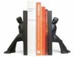 Leaning Men Bookends schwarz