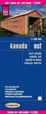 Reise Know-How Landkarte Kanada Ost / East Canada (1:1.900.000). Canada, est / Canadá oriental