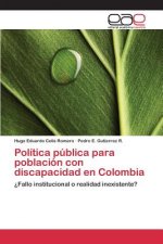 Politica publica para poblacion con discapacidad en Colombia