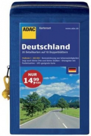 ADAC Karte Deutschland KartenSet 2016/2017, 10 Doppelblätter