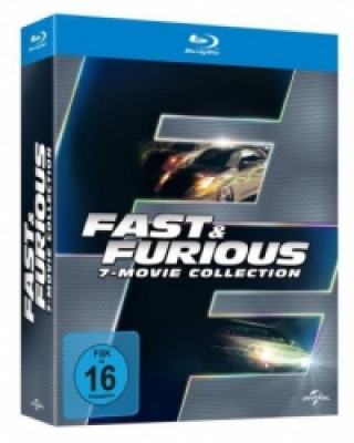 Fast & Furious - 7 Movie Collection, 7 Blu-rays