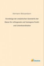 Grundzüge der analytischen Geometrie der Ebene für orthogonale und homogene Punkt- und Linienkoordinaten