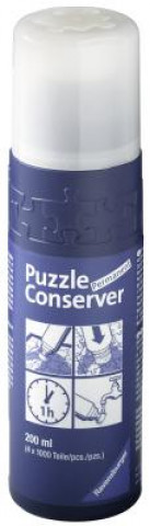 Ravensburger Puzzle-Conserver - Transparenter Puzzlekleber um Puzzles zu fixieren und aufzuhängen, 200 ml