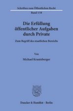 Die Erfüllung öffentlicher Aufgaben durch Private.