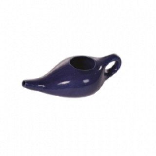 Nasenspülkännchen Keramik blau