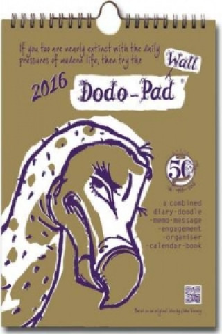 Dodo Wall Pad 2015 - Calendar Year Wall Hanging Week to View Diary Organiser