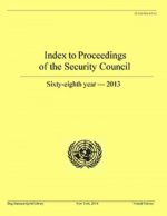 Index to proceedings of the Security Council