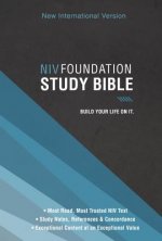 NIV, Foundation Study Bible, Hardcover, Red Letter Edition