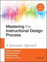 Mastering the Instructional Design Process - A Systematic Approach 5e