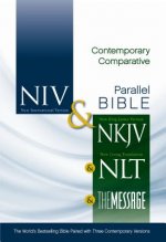 NIV, NKJV, NLT, The Message, Contemporary Comparative Study Side-by-Side Bible, Hardcover