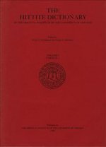Hittite Dictionary of the Oriental Institute of the University of Chicago Volume L-N, fascicle 1 (la- to ma-)