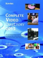 Bowker's Complete Video Directory, 2015