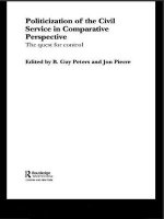Politicization of the Civil Service in Comparative Perspective