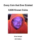 Every Coin That Ever Existed 2015 Edition