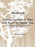 Taking Control of Your Life from the Inside Out Workbook Perfectbound