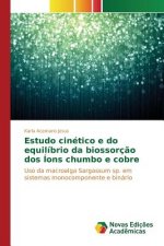 Estudo cinetico e do equilibrio da biossorcao dos Ions chumbo e cobre