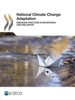 National climate change adaptation