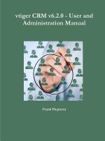 Vtiger Crm V6.2.0 - User and Administration Manual