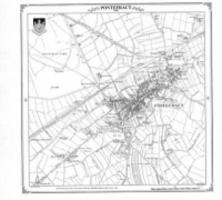 Pontefract 1849  Heritage Cartography Victorian Town Map Ser