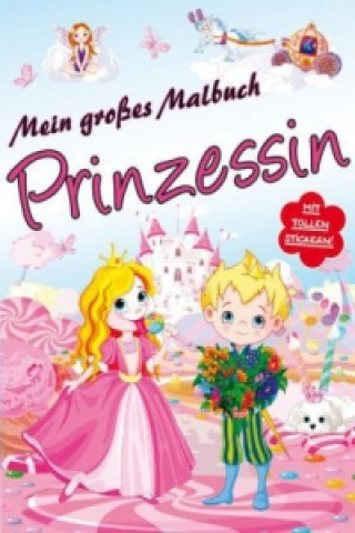 Malbuch Prinzessin mit Stickern