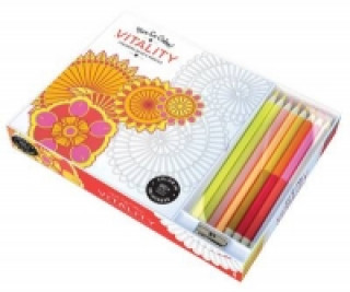 Vive Le Color! Vitality (Adult Coloring Book and Pencils):Color T