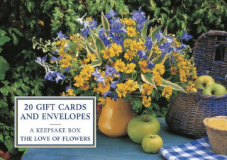 Tin Box of 20 Gift Cards and Envelopes: The Love of Flowers