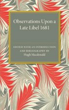 Observations Upon a Late Libel