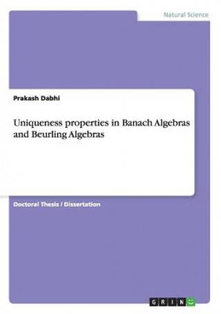 Uniqueness properties in Banach Algebras and Beurling Algebras