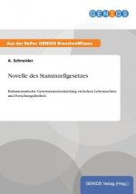 Novelle des Stammzellgesetzes