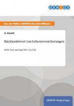Ruckkaufswert von Lebensversicherungen