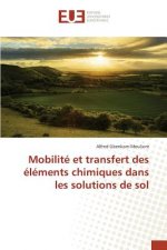 Mobilite Et Transfert Des Elements Chimiques Dans Les Solutions de Sol