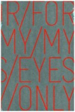 Notizbuch Graphic L Jeans Label Material - For My Eyes Only, Neon Orange Screen Print