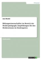 Bildungswissenschaftler im Bereich der Medienpädagogik. Empfehlungen für den Medieneinsatz im Kindergarten