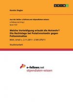 Welche Verteidigung erlaubt die Notwehr? Die Rechtslage bei Putativnotwehr gegen Polizeieinsätze