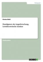 Paradigmen der Angstforschung. Lerntheoretische Ansatze