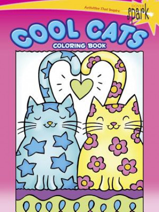 SPARK -- Cool Cats Coloring Book