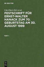 Festschrift fur Ernst-Walter Hanack zum 70. Geburtstag am 30. August 1999