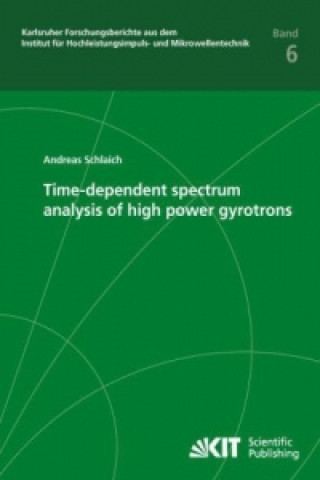 Time-dependent spectrum analysis of high power gyrotrons