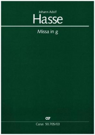 Missa in g. Hasse-Werkausgabe, Klavierauszug. Bd.IV/3