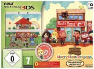 New Nintendo 3DS Konsole + Animal Crossing HHD + CP, Konsole + Nintendo 3DS-Spiel