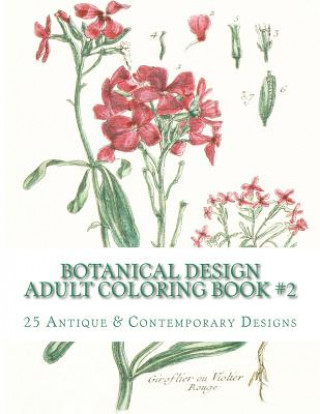 Botanical Design Adult Coloring Book #2
