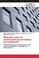 Metodos para la estimacion de la validez de contenido