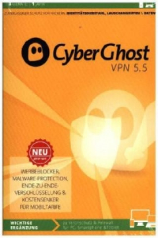 CyberGhost 5 Premium Plus VPN Edition 2016 - 1 Gerät, DVD-ROM