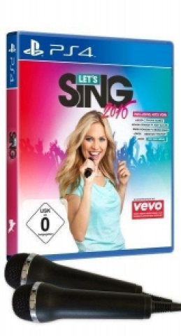Let's Sing 2016 + 2 Mics, 1 PS4-Blu-Ray-Disc